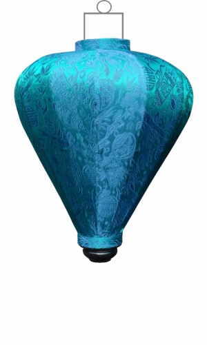 Turquoise lampion ballon / B-TU-45-S