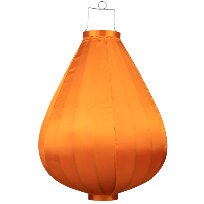 Oranje tuinlampion druppel  / WR-TR-OR-62-S
