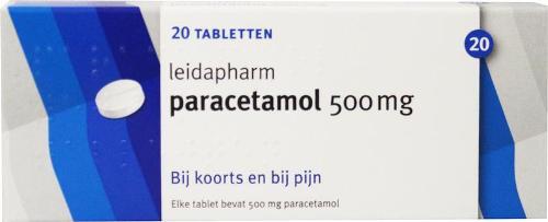 Paracetamol 500mg 20 tab.