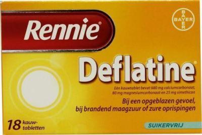 Rennie Deflatine 18 tab.