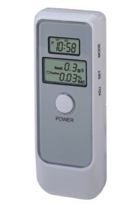 Digitale alcoholtester inclusief tijd, temperatuur en alarm functie