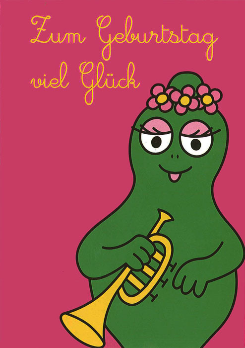 Postcard Barbalala Zum Gebutstag viel Gluck (DE)