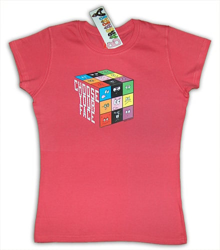 Barbapapa Cube women's T-shirt, raspberry, size S