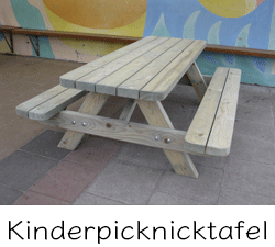 Picknicktafels voor kleuters en peuters