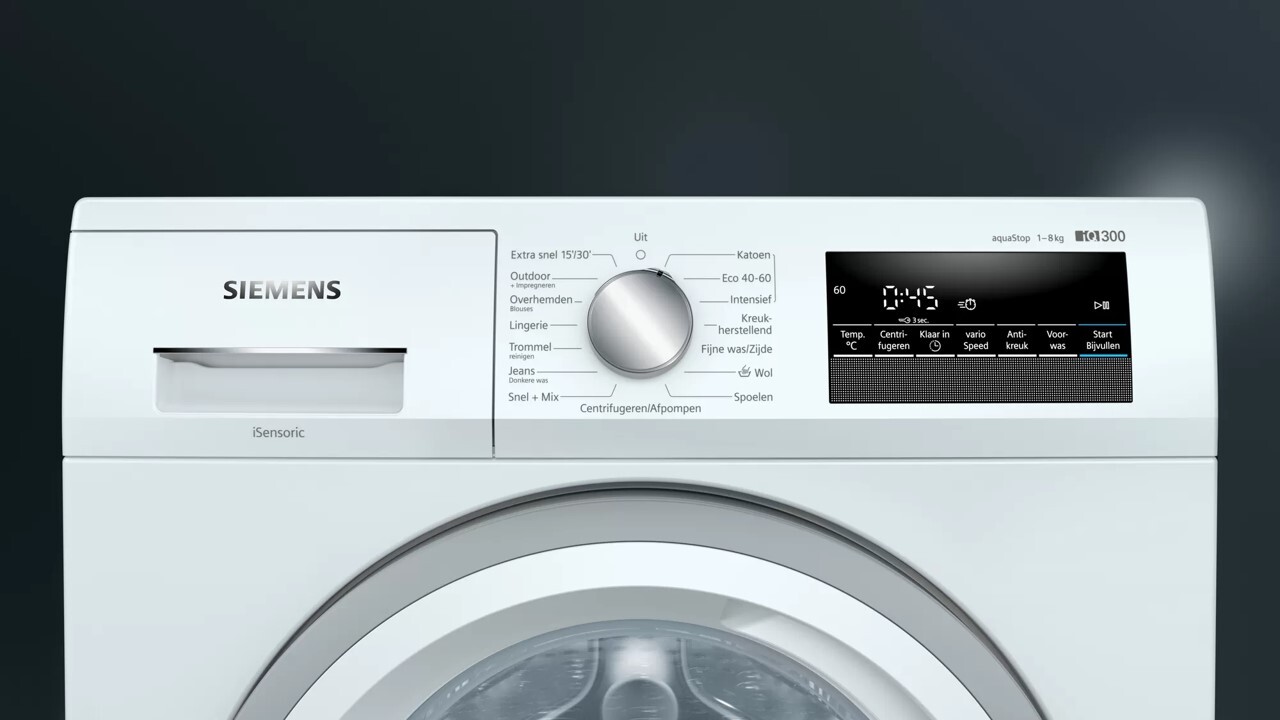 Siemens Wasmachine iQ300 8 KG
