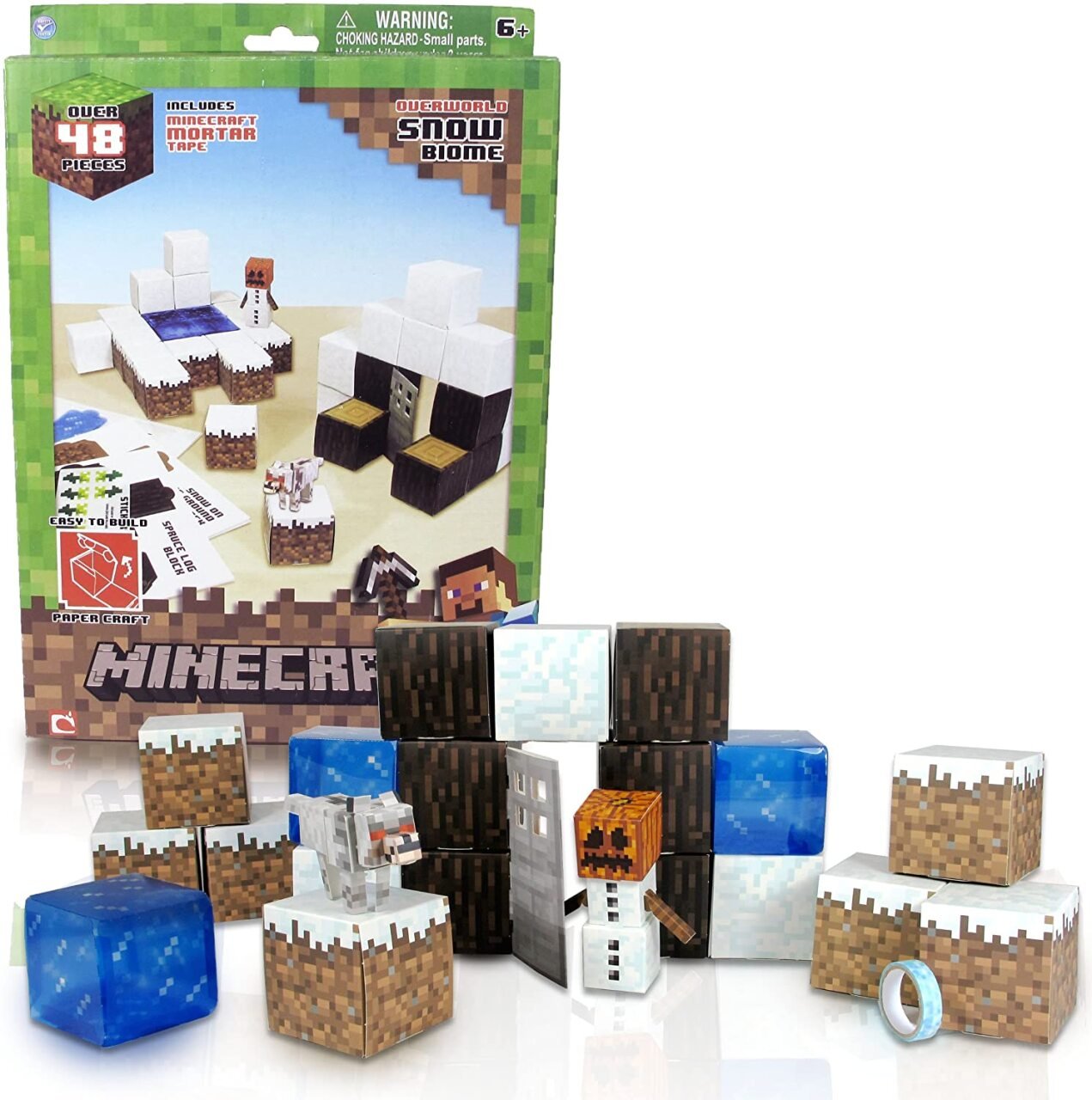 Minecraft overworld Snowbiome knutselpakket