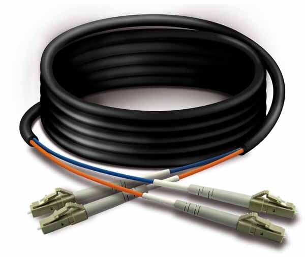 Glasvezel OCC Broadcast  Breakout   Multimode Fiber  kabel . Connectoren  2 LC - 2 LC