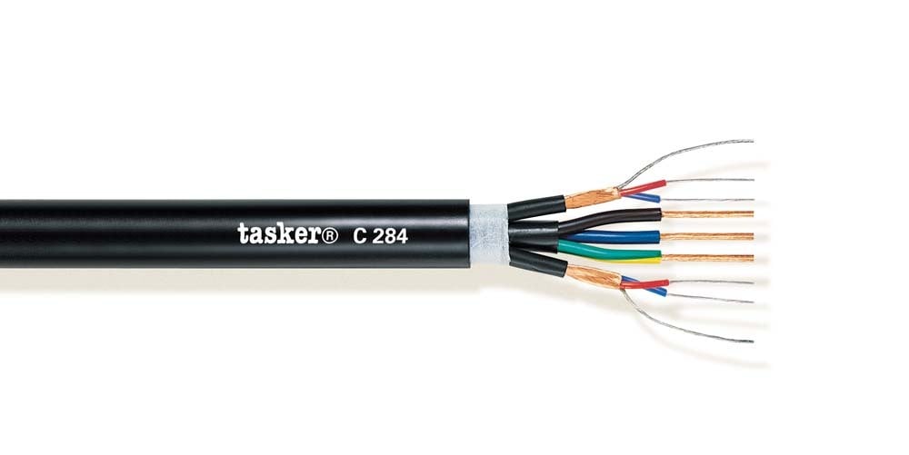 Hybride DMX-kabel digitale audio + voeding 2x2x0,22 + 3x2,50<br />C290