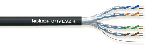 LAN-kabel 6A F.T.P.<br />C719 L.S.Z.H.