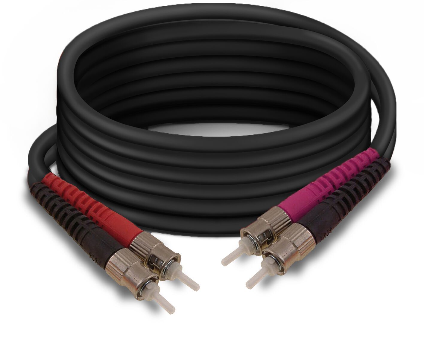 Glasvezel Fiber Optics kabel  Duplex Multimode . Connectoren D-ST-ST