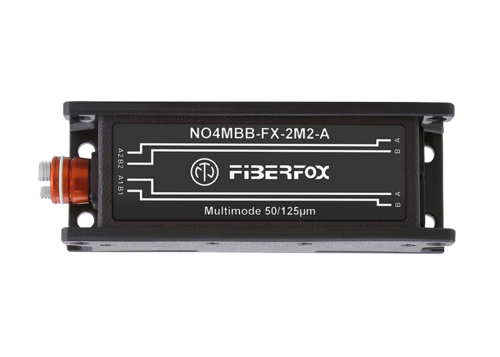 FIBERFOX ADAPTOR BOX 1x EBC1504MM to 2x EBC1502MM . Protection Class IP65