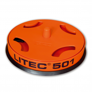 LITEC 501  om alle rollen af ??te wikkelen, zelfs beschadigde . Gewicht max : 380kg. Diameter 500mm