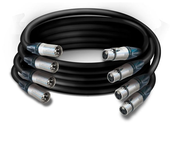 Multi Extend  cable Analog Neutrik connectors  4MXX - 4FXX . Tasker cable  C304