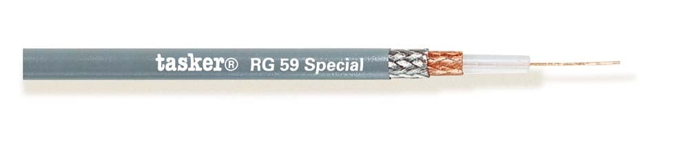 Coax cable 75 Ohm double shielded<br />RG59special