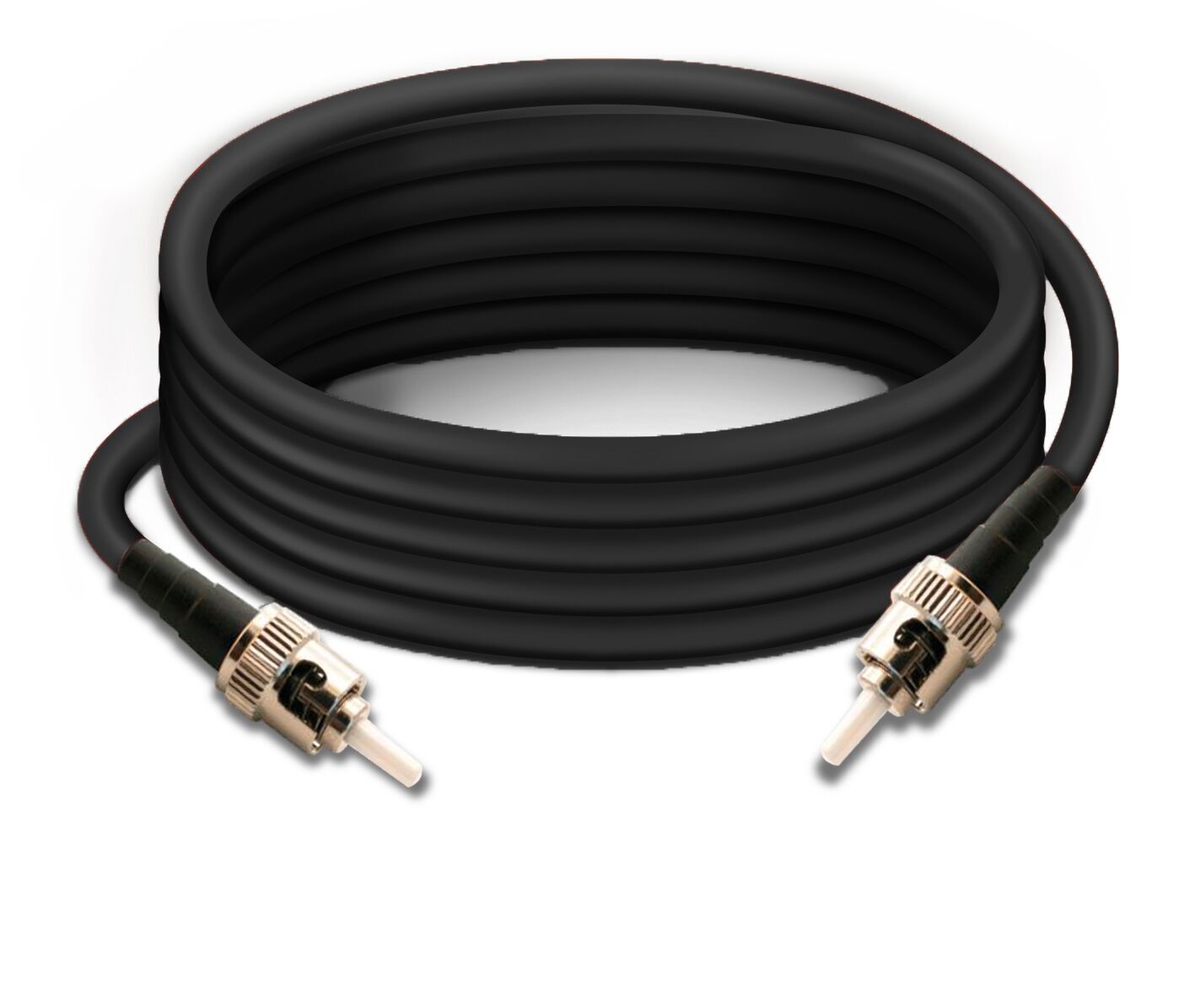 Glasvezel Fiber Optics kabel  Simplex  Singlemode . Connectoren  ST - ST
