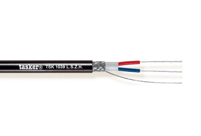 Digital audio DMX cable 110 Ohm 2x0.50 in LSZH<br />TSK1039 L.S.Z.H.