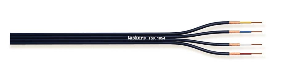 Deelbare afgeschermde platte kabel voor audio en elektronica 4x0,12<br />TSK1054