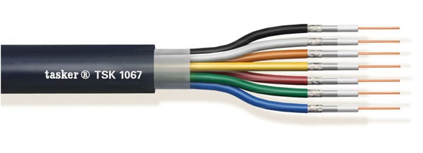 Multi-video cable 7x75 Ohm double shielding<br />TSK1067
