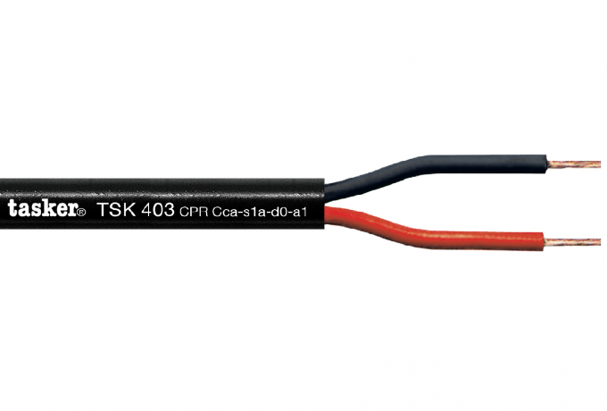 Round speaker cable 2x2.50 - CPR Cca<br />TSK403 CPR