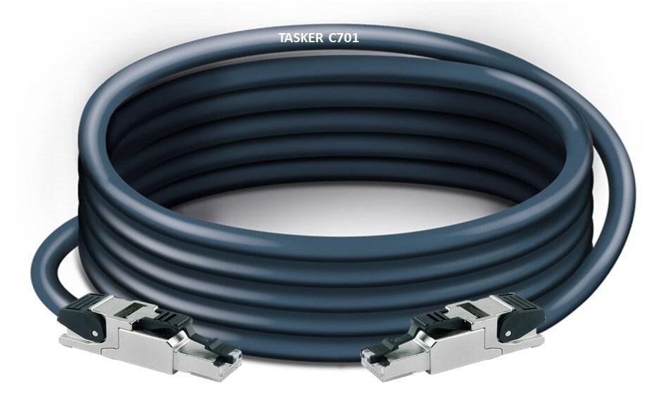 Ethernet Cat 5e Tasker C701 kabel - Telegärtner RJ45-Telegärtner RJ45. Mobiel kabel In/Outdoor