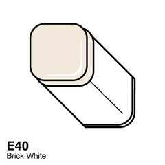 E40 Brick White