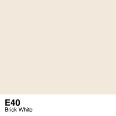 E40 Brick White