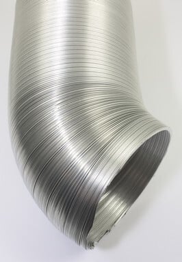 Flexibele aluminium buis binnendiameter 125mm voor ventilatie
