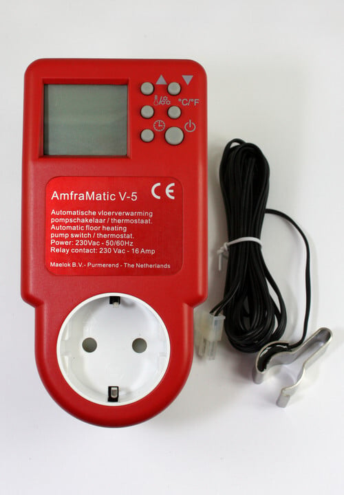 AmfraMatic-V-5 instelbare pompschakelaar met LCD