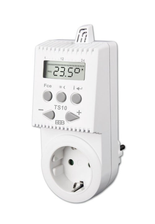 EB TS10 stekker thermostaat, digitaal en programmeerbaar