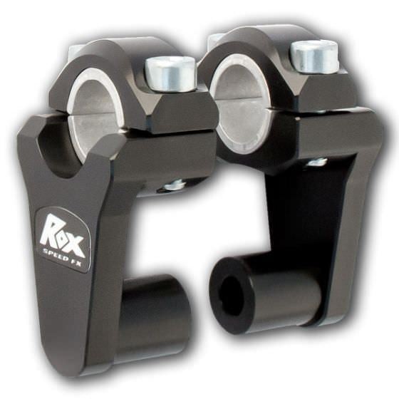 ROX Speed Handlebar Risers - Anti Vibration 2.25\" Rise : 28mm handlebars (1R-AV2PP)