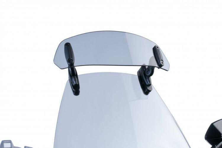 Puig Windscreen extention Clip-on 250x100mm (Light Tinted)