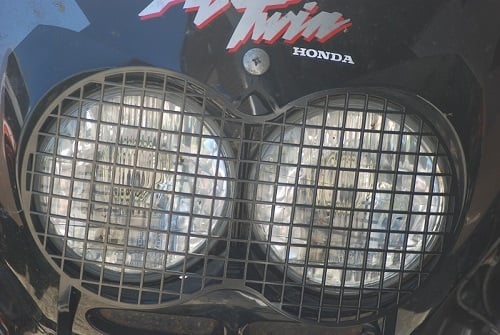 Overland Headlight Protection V2 Honda Africa Twin XRV 750 -- RD07A --Black