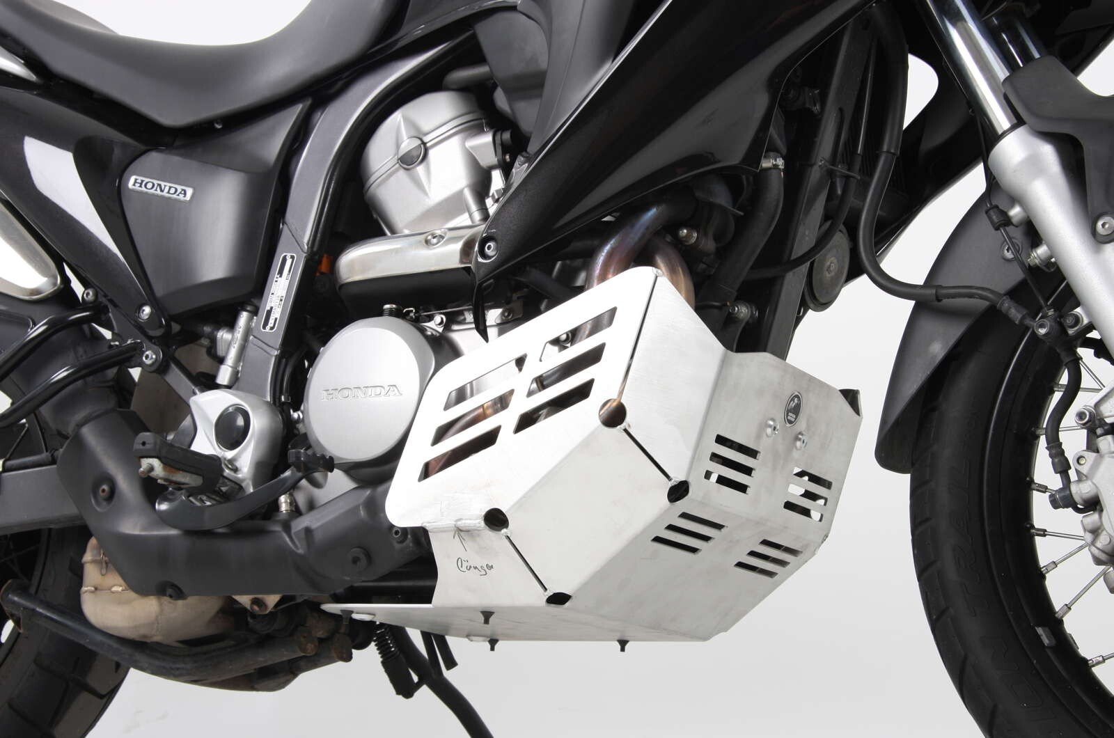 Engine protection plate aluminium for Honda XL 700 V Transalp 2008-2012
