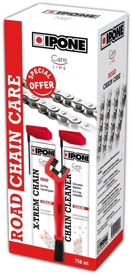 IPONE Road Chain care Kit -- Free Chain Brush
