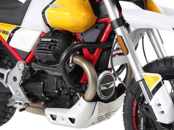 HEPCO ENGINE PROTECTION BAR - BLACK FOR MOTO GUZZI V85 TT (2019-)