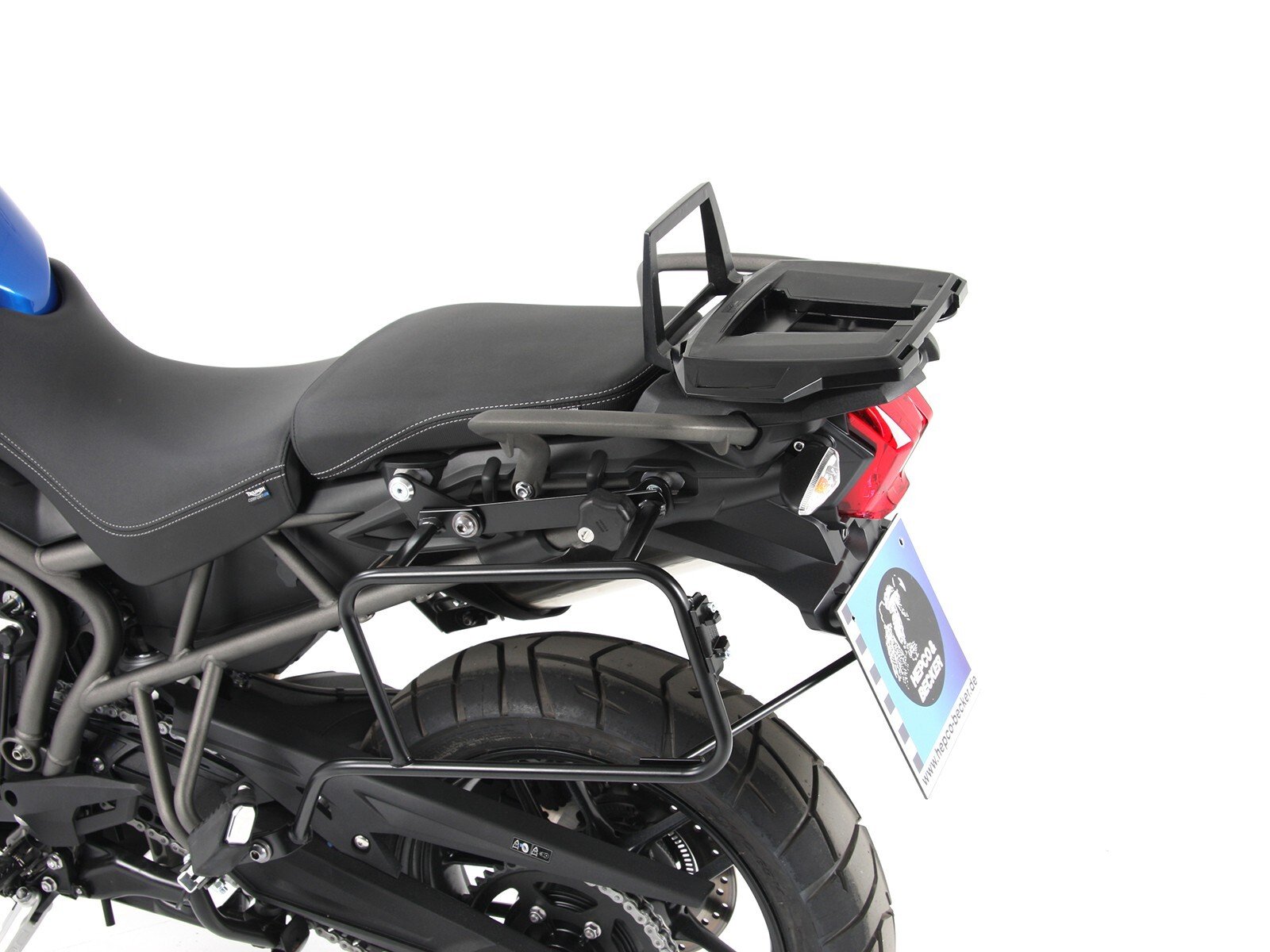 HEPCO SIDECARRIER LOCK-IT - BLACK FOR TRIUMPH TIGER 800 / XC UNTIL 2014