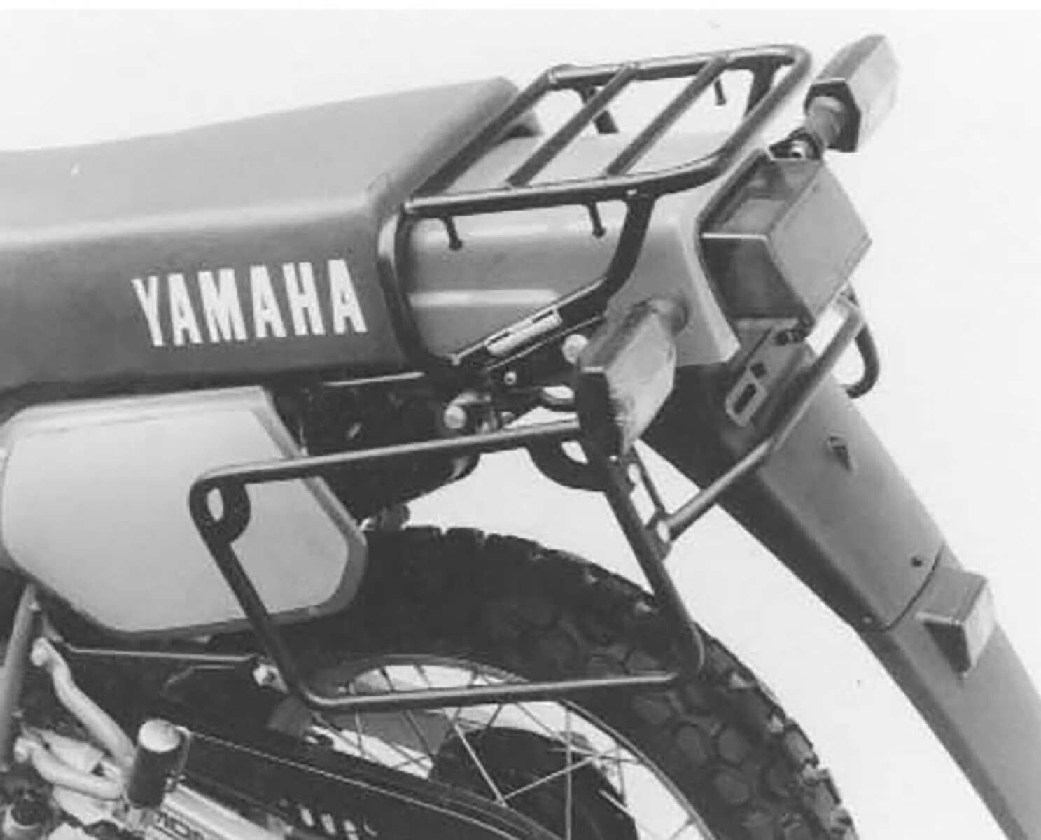 SIDECARRIER PERMANENT MOUNTED - BLACK FOR YAMAHA XTZ 660 TNR 1994-1999  Black