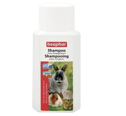 shampoo voor konijn en cavia.