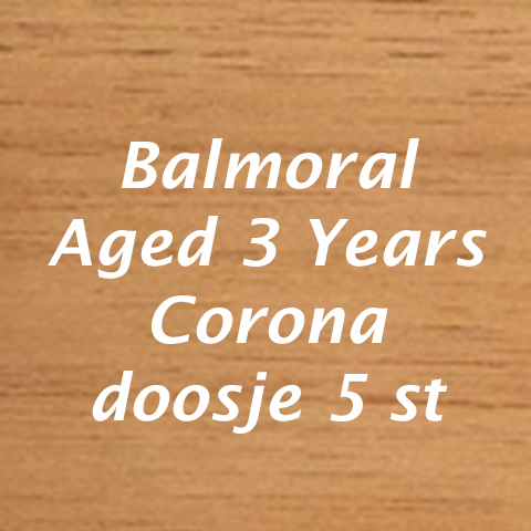 Balmoral Aged 3 Years  Corona