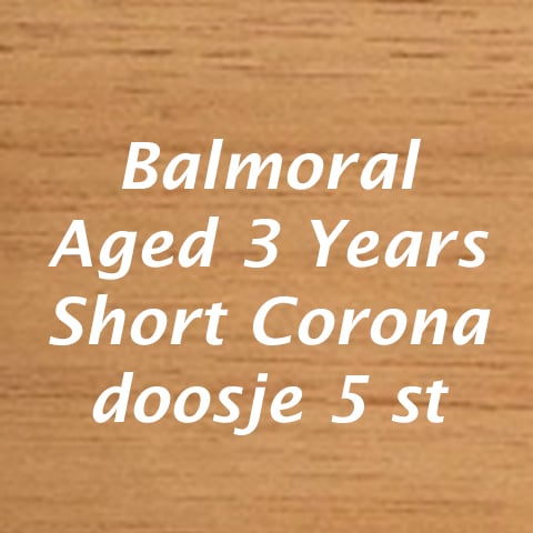 Balmoral Aged 3 Years Short Corona