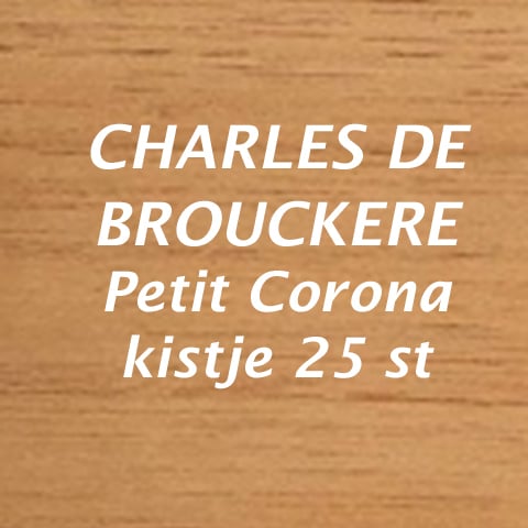 CHARLES DE BROUCKERE  Petit Corona