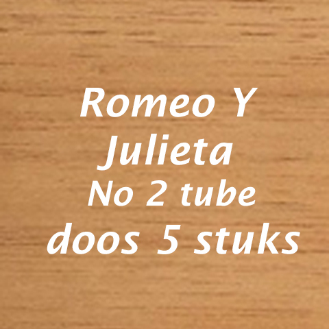 Romeo y Julieta No 2 alluminum tubos