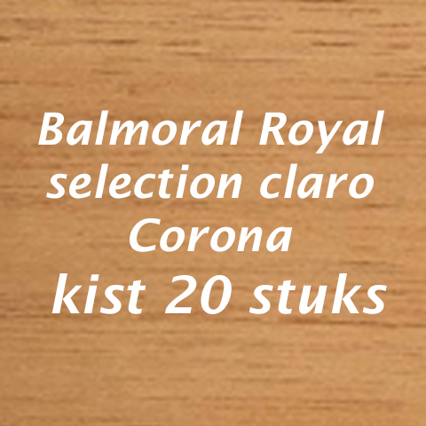 Balmoral  Royal Selection claro corona