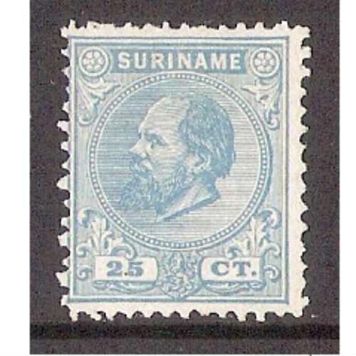 Suriname 1873-1889 Koning Willem III