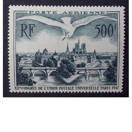 Frankrijk 1947  Luchtpost 1e Postcongres