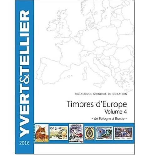 Yvert en Tellier postzegelcatalogus EUROPA P-R 2016 deel 4