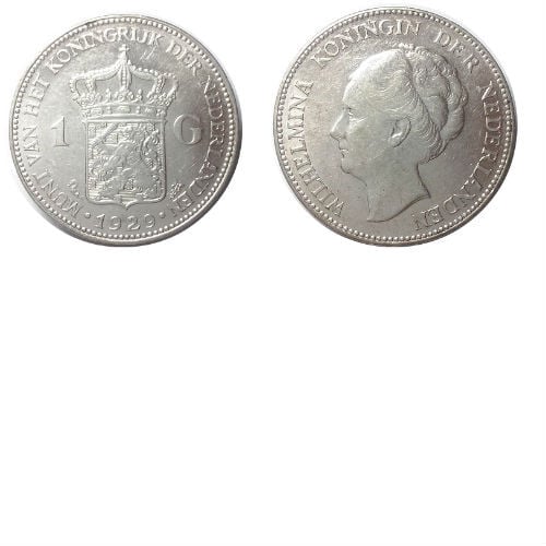 1 gulden 1929  Koningin Wilhelmina