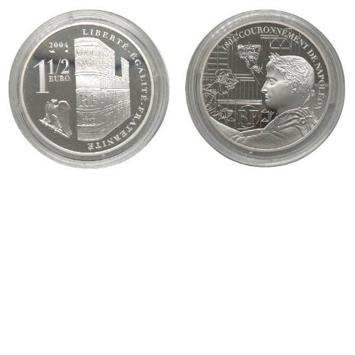 Frankrijk 1½ euro 2004 zilver Proof