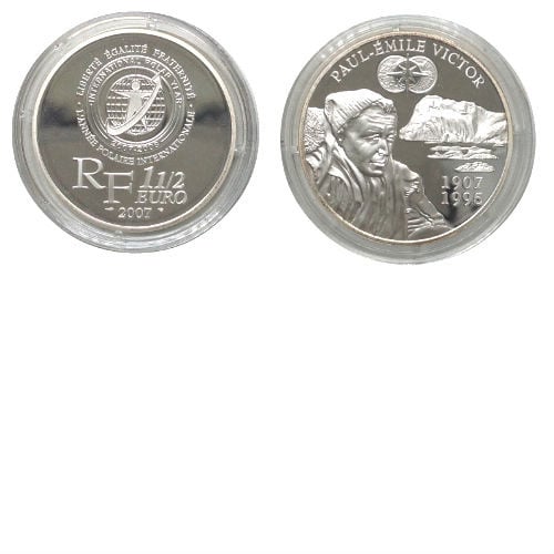 Frankrijk 1&frac12; euro 2007 zilver Proof
