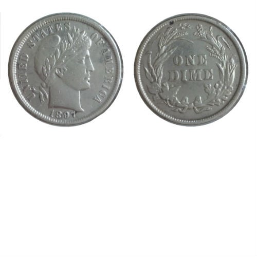 USA 10 cent 1897